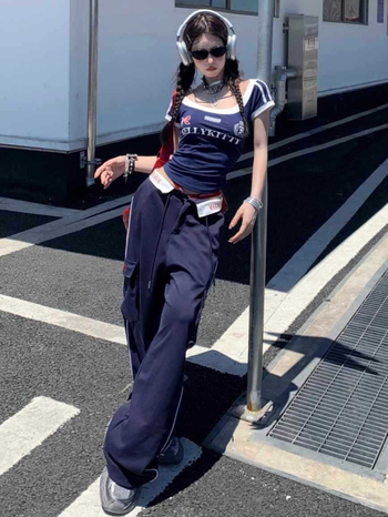 Női Chenille- és Spandex anyagú két részes alkalmi kosztüm, casual stílus, tavasz 2025