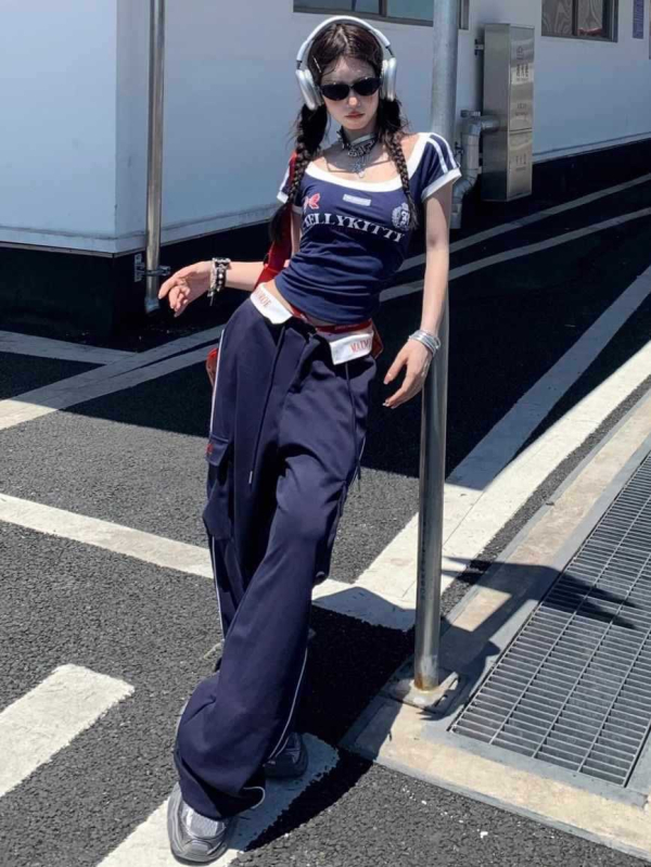 Női Chenille- és Spandex anyagú két részes alkalmi kosztüm, casual stílus, tavasz 2025