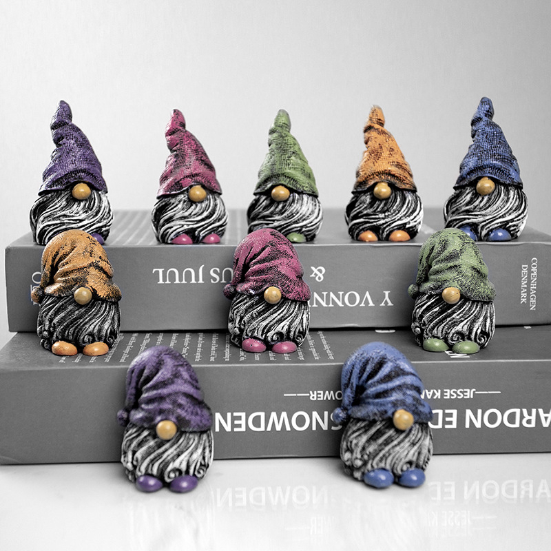 Градинска статуя джудже от синтетична смола – пасторален стил, занаяти от смола, подходяща за подарък