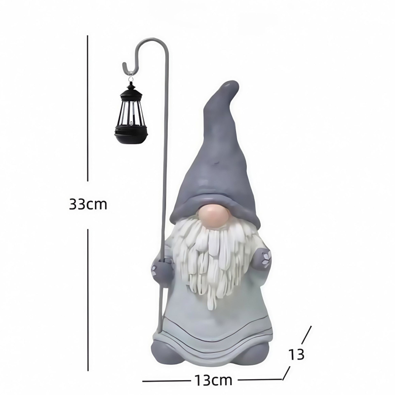 Gandalf kip za vrt s držačem za moskitnu spiralu, vanjska dekoracija dvorišta i balkona