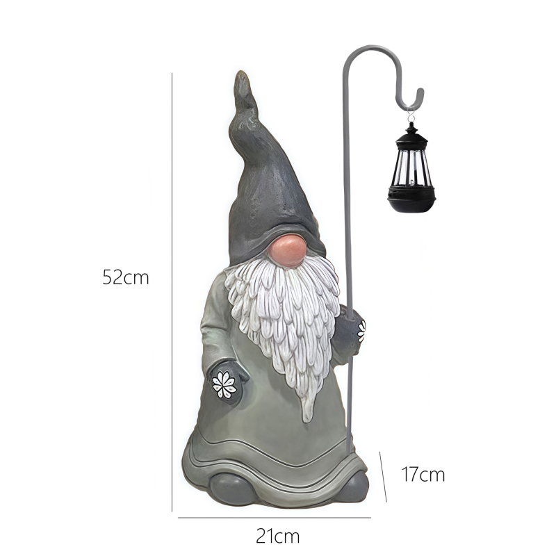 Gandalf kip za vrt s držačem za moskitnu spiralu, vanjska dekoracija dvorišta i balkona