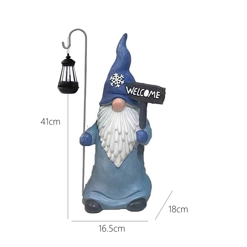 Gandalf kip za vrt s držačem za moskitnu spiralu, vanjska dekoracija dvorišta i balkona