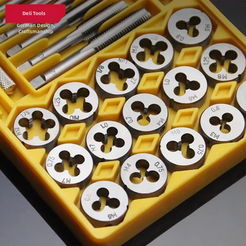 Effective Metrický set tap a die, ručný závitovací nástroj, ručný kľúč na tap