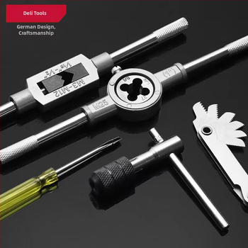 Effective Metrický set tap a die, ručný závitovací nástroj, ručný kľúč na tap