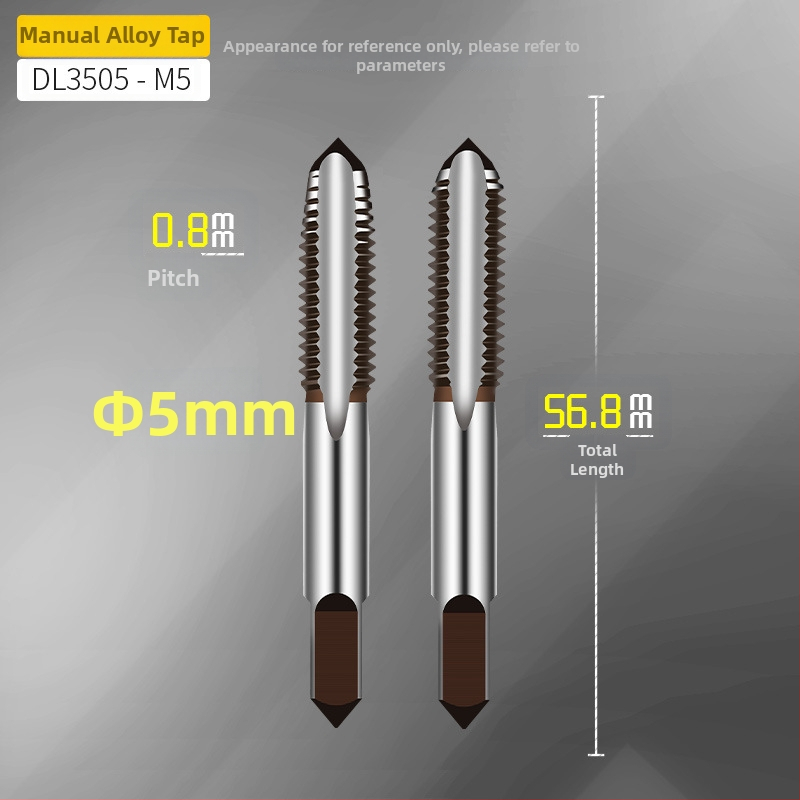 Effective Metrický set tap a die, ručný závitovací nástroj, ručný kľúč na tap