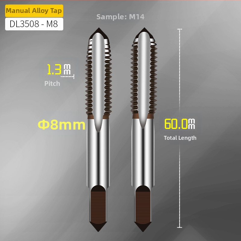 Effective Metrický set tap a die, ručný závitovací nástroj, ručný kľúč na tap