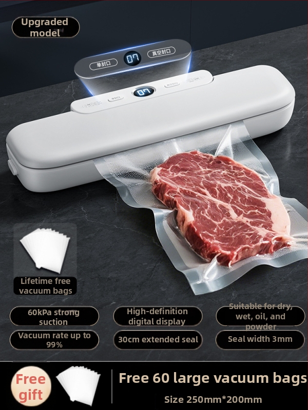 Luyao vákuový baliaci stroj pre potravinové vrecká — Luyao, domáce použitie, vákuové balenie pre čerstvosť