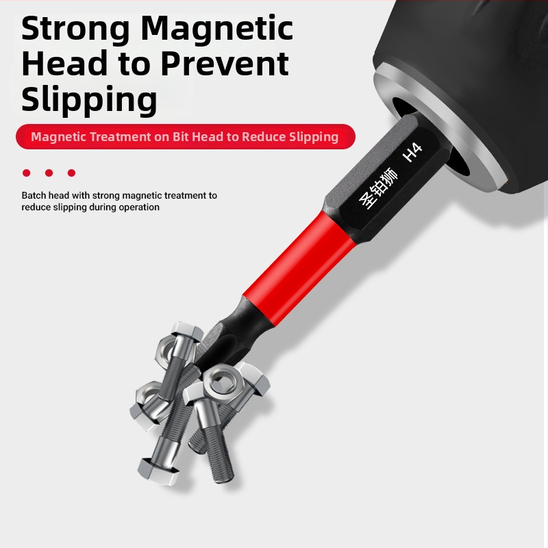 Set elektrických skrutkovačov s hex hlavou, magnetický, S2 zliatina nástrojovej ocele, Holy Platinum Lion