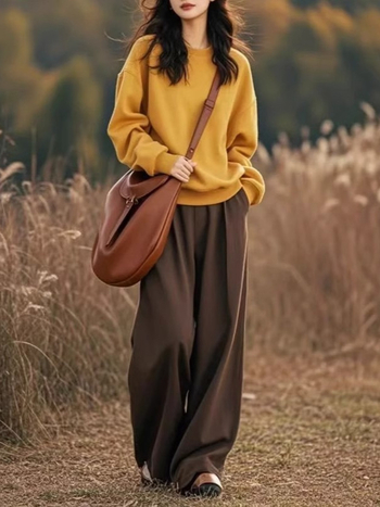 Női két darabos melegítőfelső és nadrág szett, egyszínű, raglán ujjú, poliészter, 2024 téli szezon