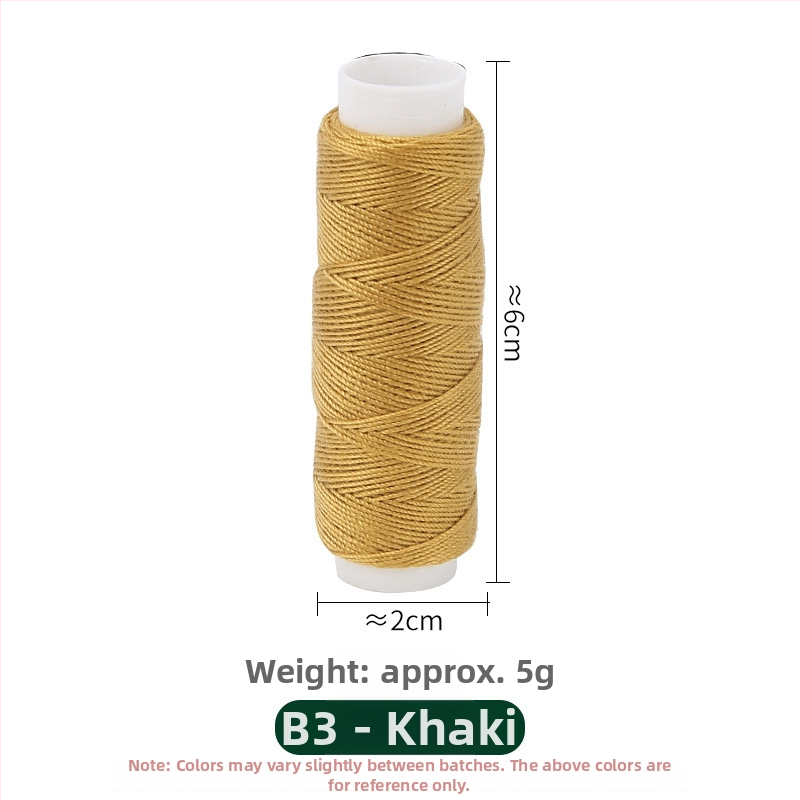 Sada na šitie v krabici s polyesterovou priadzou na denim, 10 rolov v balení (~50 m), prispôsobiteľný súprava na ručné šitie