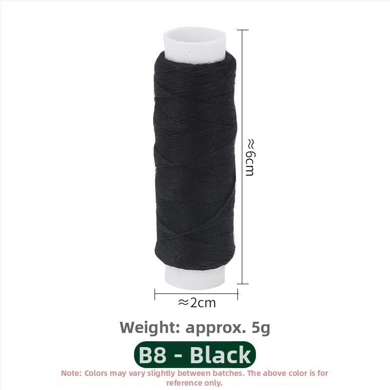 Sada na šitie v krabici s polyesterovou priadzou na denim, 10 rolov v balení (~50 m), prispôsobiteľný súprava na ručné šitie