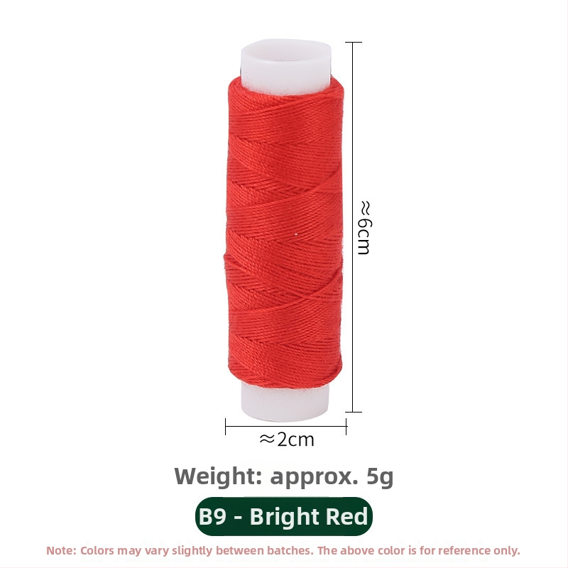 Sada na šitie v krabici s polyesterovou priadzou na denim, 10 rolov v balení (~50 m), prispôsobiteľný súprava na ručné šitie