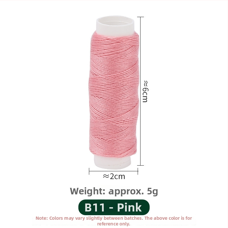 Sada na šitie v krabici s polyesterovou priadzou na denim, 10 rolov v balení (~50 m), prispôsobiteľný súprava na ručné šitie