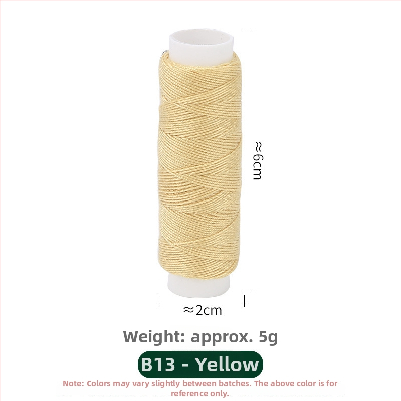 Sada na šitie v krabici s polyesterovou priadzou na denim, 10 rolov v balení (~50 m), prispôsobiteľný súprava na ručné šitie