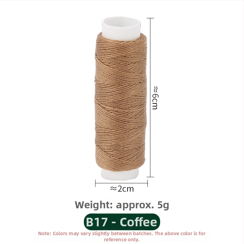 Sada na šitie v krabici s polyesterovou priadzou na denim, 10 rolov v balení (~50 m), prispôsobiteľný súprava na ručné šitie