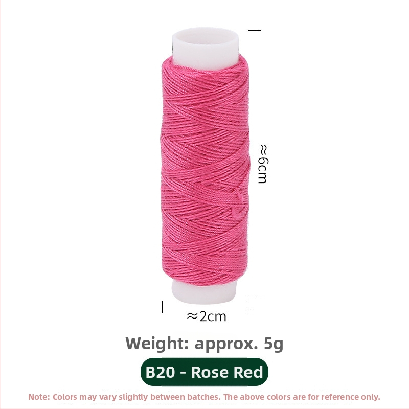 Sada na šitie v krabici s polyesterovou priadzou na denim, 10 rolov v balení (~50 m), prispôsobiteľný súprava na ručné šitie