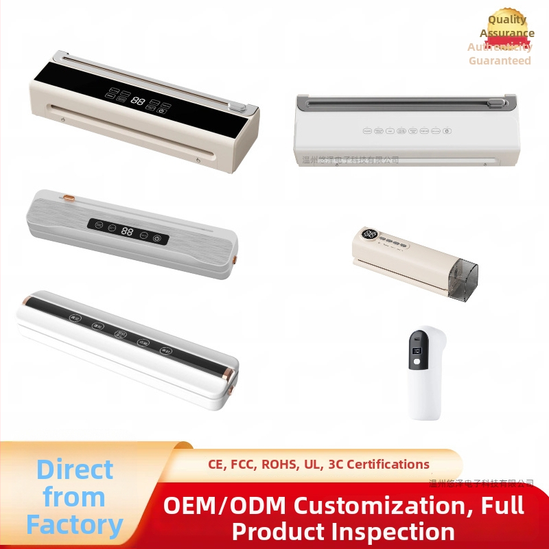 Bezdrôtová vákuová zátváracia mašinka s nožom na krájanie, automatická, objem balenia 500 ml, 90W, lítiová batéria, model SDW-01