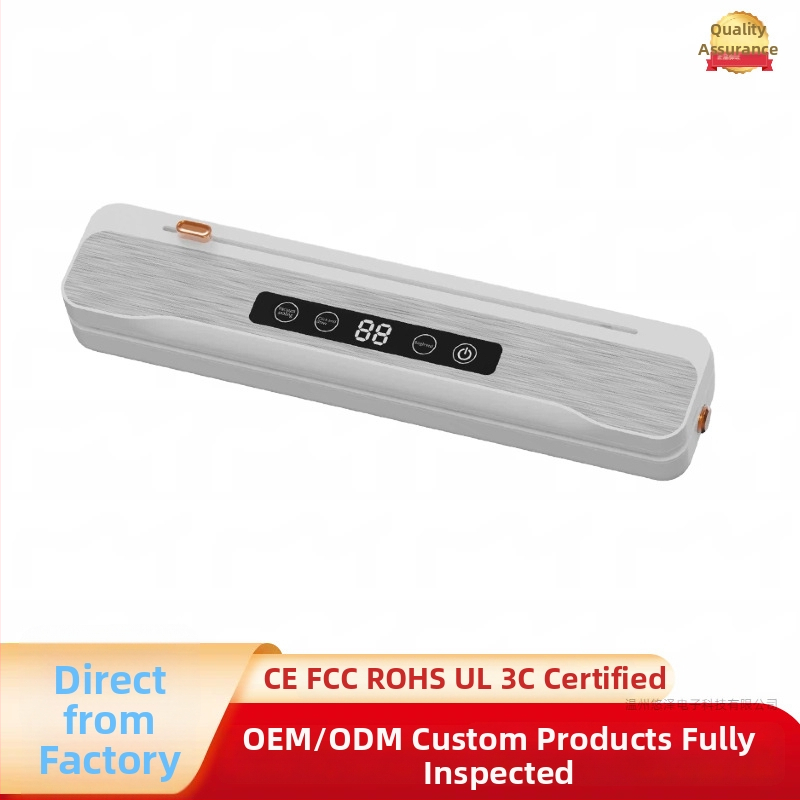 Bezdrôtová vákuová zátváracia mašinka s nožom na krájanie, automatická, objem balenia 500 ml, 90W, lítiová batéria, model SDW-01