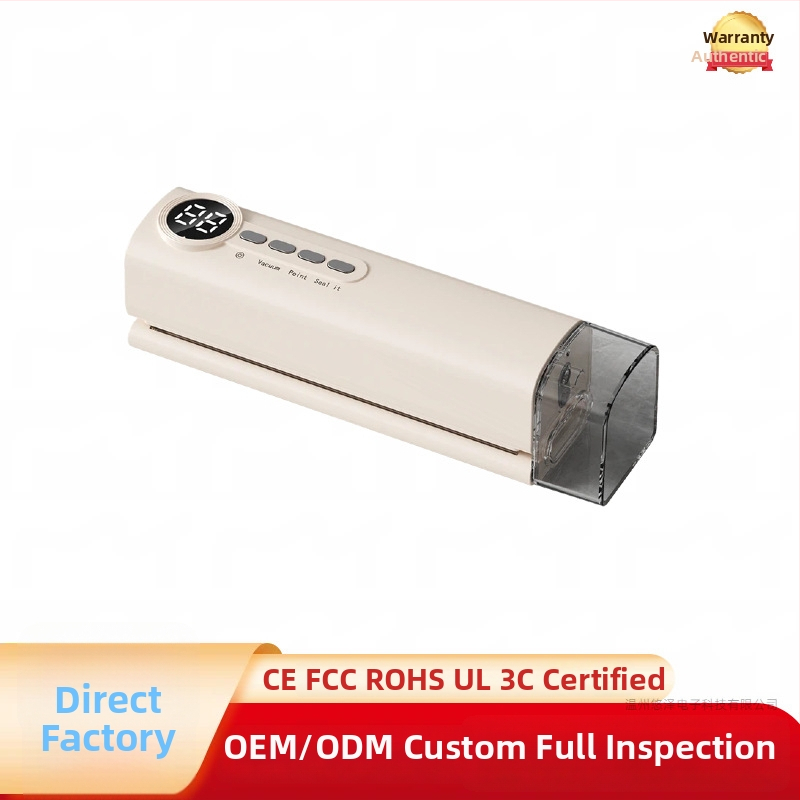 Bezdrôtová vákuová zátváracia mašinka s nožom na krájanie, automatická, objem balenia 500 ml, 90W, lítiová batéria, model SDW-01