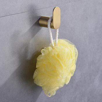 Единична закачалка за дрехи и палто от 304 неръждаема стомана — кухненски и баня хардуер, Brushed Finish, Electroplated, Тегло 0.4