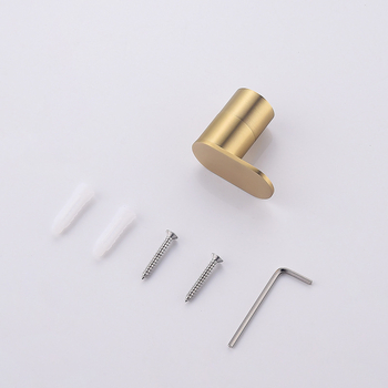 Единична закачалка за дрехи и палто от 304 неръждаема стомана — кухненски и баня хардуер, Brushed Finish, Electroplated, Тегло 0.4