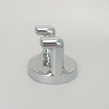 Двойна стенна закачалка от цинкова сплав — модерен минималистичен стил, носимост до 10–15 кг