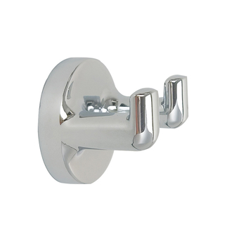 Двойна стенна закачалка от цинкова сплав — модерен минималистичен стил, носимост до 10–15 кг