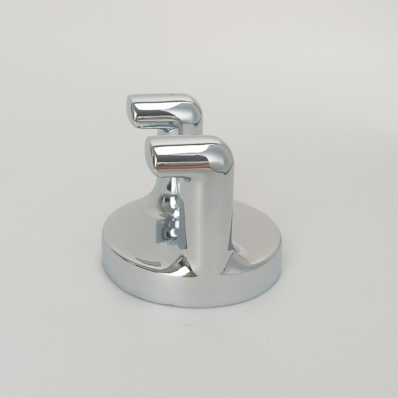 Двойна стенна закачалка от цинкова сплав — модерен минималистичен стил, носимост до 10–15 кг