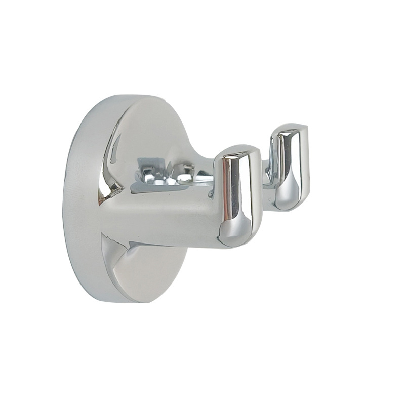 Двойна стенна закачалка от цинкова сплав — модерен минималистичен стил, носимост до 10–15 кг