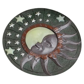 Смолна градинска декорация — стоящ декоративен стъпков камък за двор, картонена опаковка