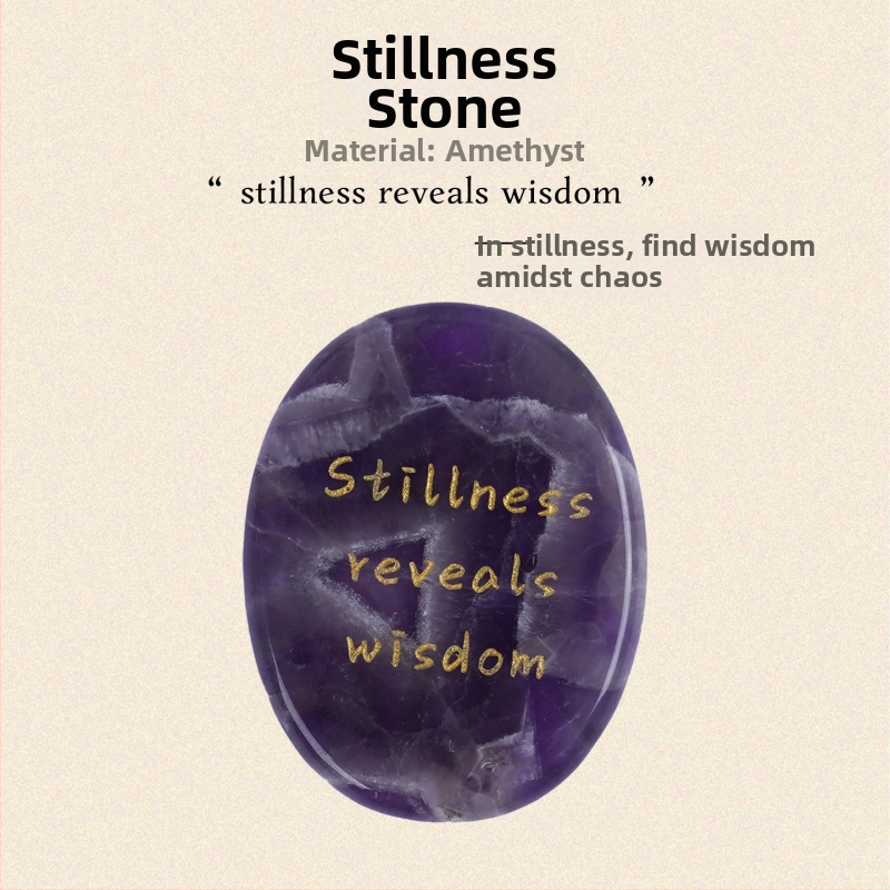 Kristalni dlanovski kamen za meditaciju i putovanja — prirodni mineral, ZJ45 Wishing Stone, Crystal Original Stone, moderni minimalistički stil