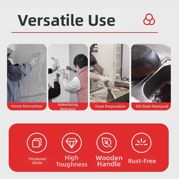 Putty Knife – sík pengéjű típus, háztartási és ipari felhasználás, glettelésre falakon