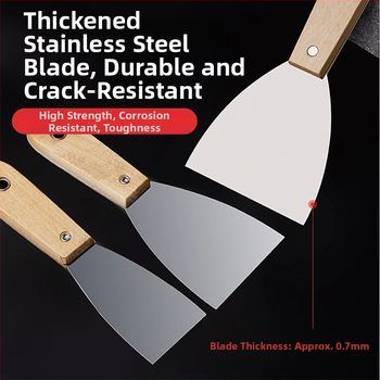 Putty Knife – sík pengéjű típus, háztartási és ipari felhasználás, glettelésre falakon