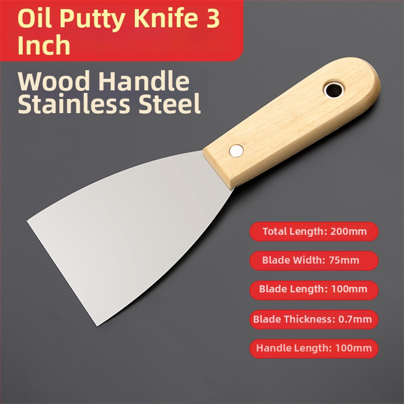 Putty Knife – sík pengéjű típus, háztartási és ipari felhasználás, glettelésre falakon