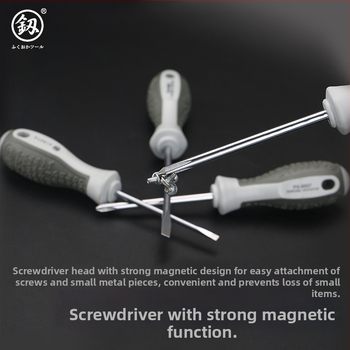 Sada skrutkovačov – Phillips a ploché hlavy, magnetické, z uhlíkovej ocele