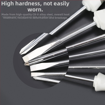 Sada skrutkovačov – Phillips a ploché hlavy, magnetické, z uhlíkovej ocele