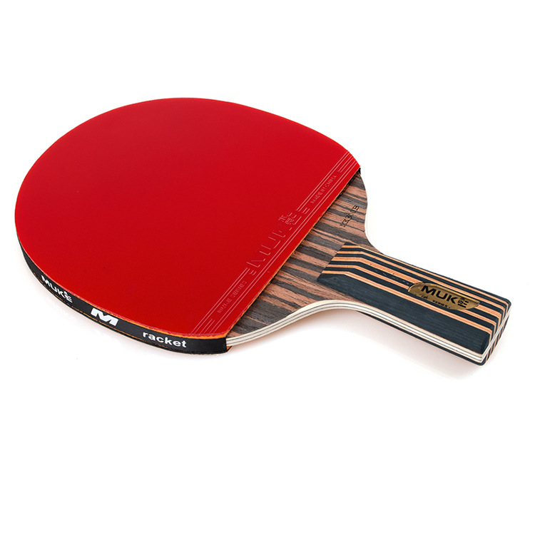Mook reketa za stolni tenis, baza od topole, reverse guma, tip reketa: ravni udar, jedinstvena
