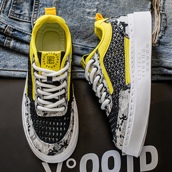 Pantofi sport bărbați din plasă, vârf rotund, partea superioară din plasă respirabilă, talpă PVC, branț EVA