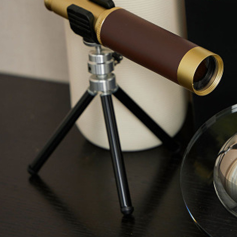 Piratski monocular teleskop, retro dizajn, sklopivi, 25×30 povećanje, HD noćni vid, kompaktan za vanjsku upotrebu