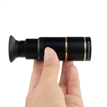 22x monocularni teleskop s HD telefoto objektivom za koncertno fotografiranje pametnim telefonom