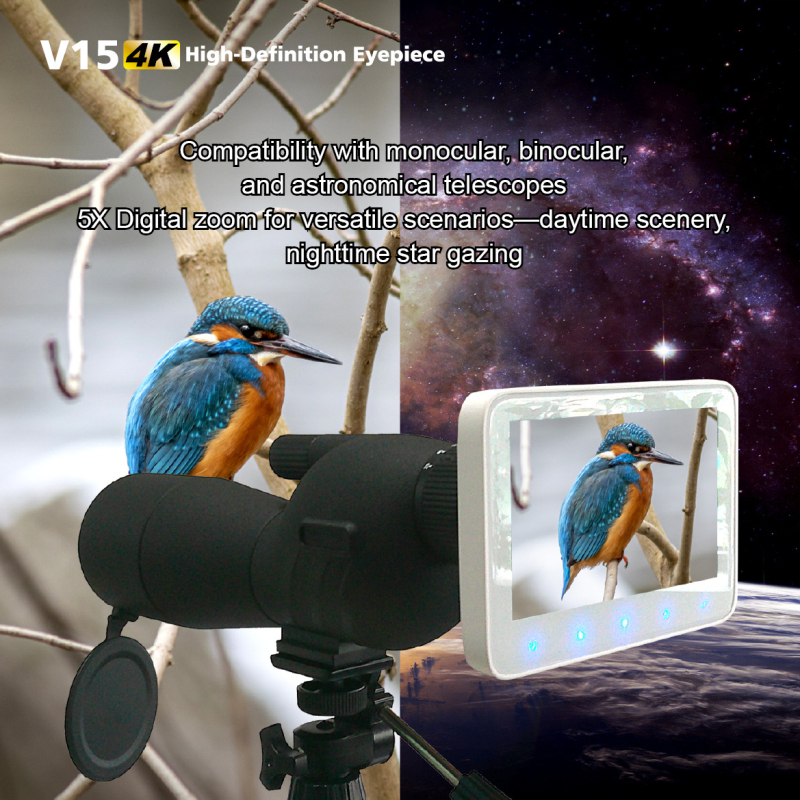 Okular za teleskope, 4K HD IPS, univerzalni za monocularne i binokularne, za astronomiju