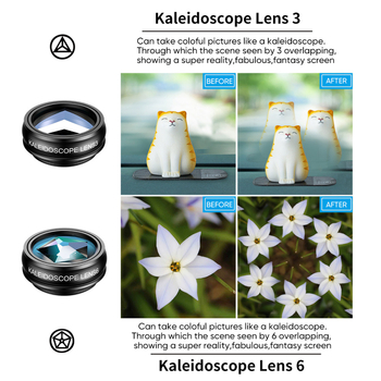 Apexel Vanjski monokularni teleobjektiv za pametni telefon 22x, makro, fisheye, širok ugao 0.63x