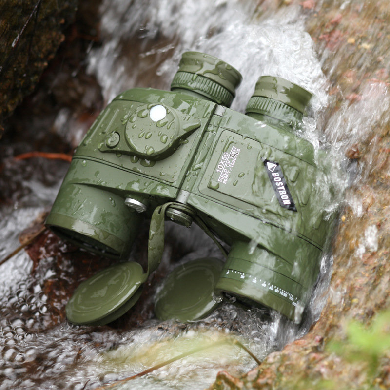 Botrand 10x50 dalekozor s kompasom, mjernikom udaljenosti i HD noćnim vidom za vanjsku navigaciju