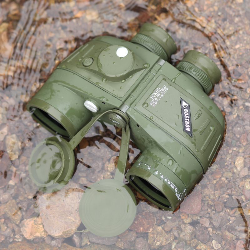 Botrand 10x50 dalekozor s kompasom, mjernikom udaljenosti i HD noćnim vidom za vanjsku navigaciju