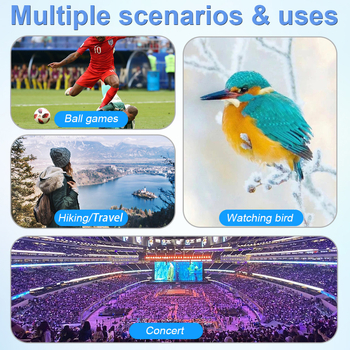 Smartphone μονόκλωνος τηλεσκόπιο με 38× μεγέθυνση, HD λήψη συναυλιών, εξωτερική κεφαλή κάμερας