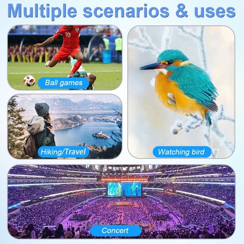 Smartphone μονόκλωνος τηλεσκόπιο με 38× μεγέθυνση, HD λήψη συναυλιών, εξωτερική κεφαλή κάμερας