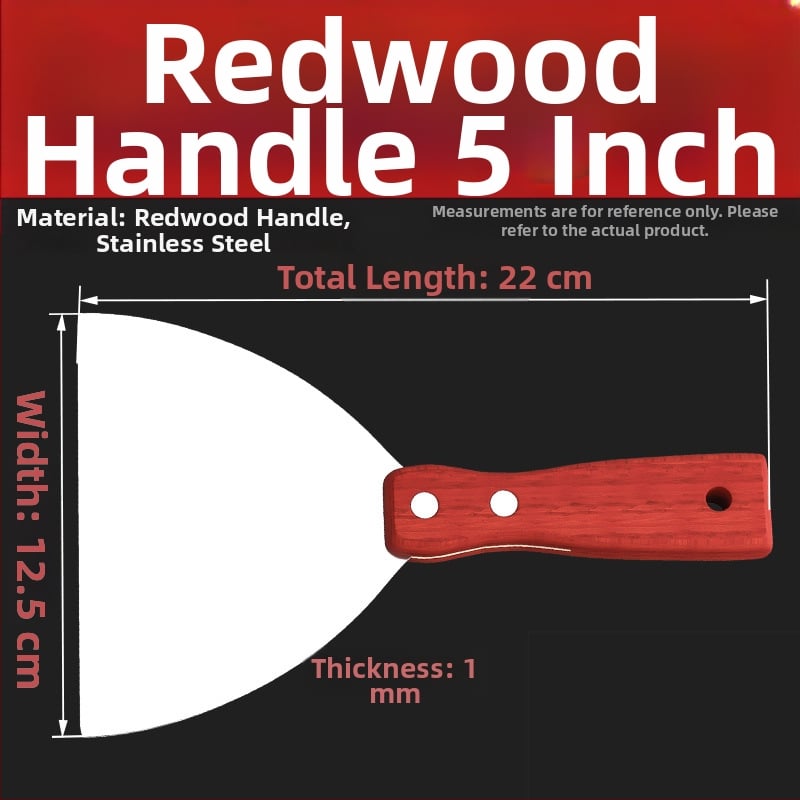 Špachtla za malter, nehrđajući čelik, debeli rub, drvena drška, za malterenje i pripremu za bojanje — Tianzhuo hardware