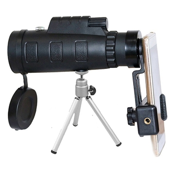 Monokular 40x60 HD s kompasom za pametni telefon, fotografiranje na otvorenom
