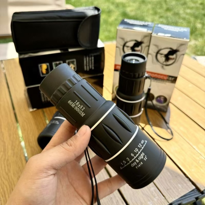 16x52 monocularni teleskop za vanjsku upotrebu, HD fotografija telefonom, loše osvjetljenje