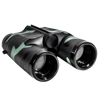 Binoclu educațional camuflat cu distanță focală reglabilă — Telescop din plastic pentru sugari și copii mici (0–3 ani)